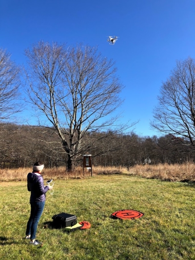 Drone flight with Cary