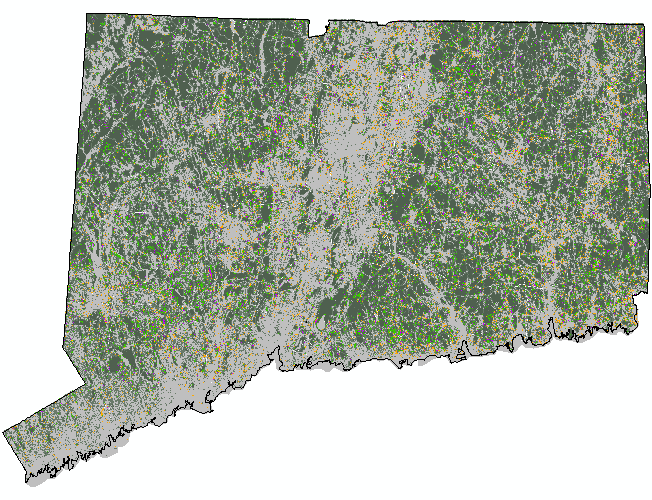 1985-2006 CT Forest Fragmentation Change