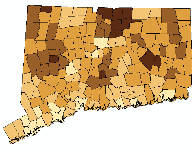 Percent Ag Field in 1985