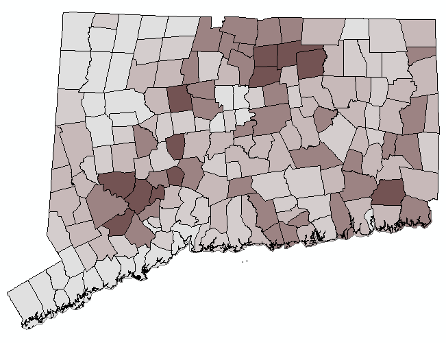 Percent Change in Developed